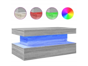 Table basse rectangulaire coloris gris  