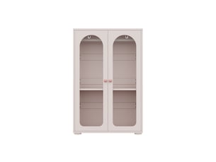 Armoire 2 porte(s) battante    IKSETERA TRADING LTD coloris rose largeur 80 cm
