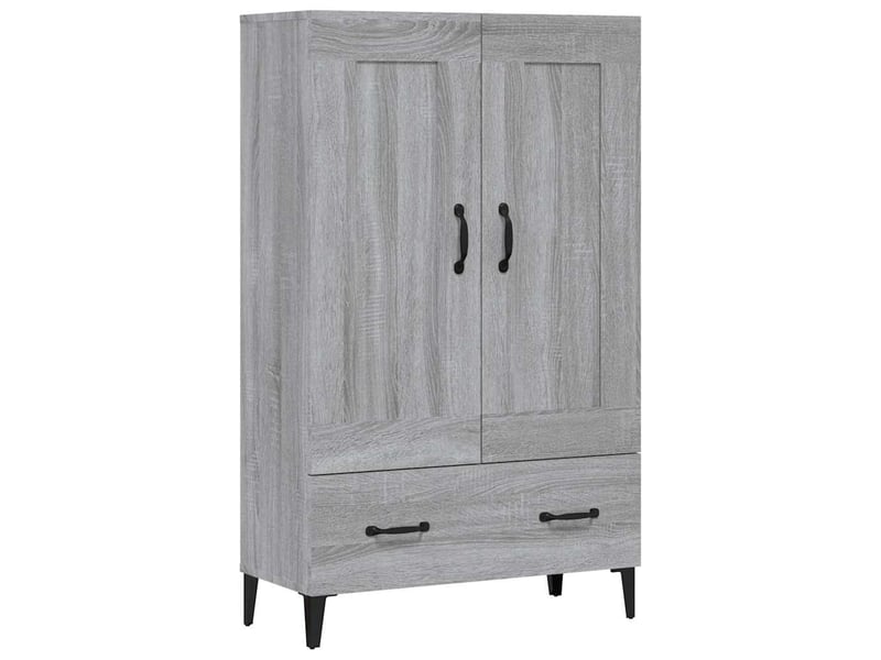  Buffet - bahut - meuble de rangement sonoma gris 70x31x115 cm bois d'ingénierie  - Conforama A