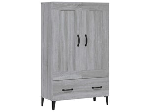 Buffet - bahut - meuble de rangement sonoma gris 70x31x115 cm bois d'ingénierie