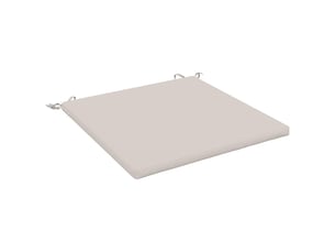 Coussin de siège, coussin d'assise 1 pièce soest 100 % polyester blanc cf55549