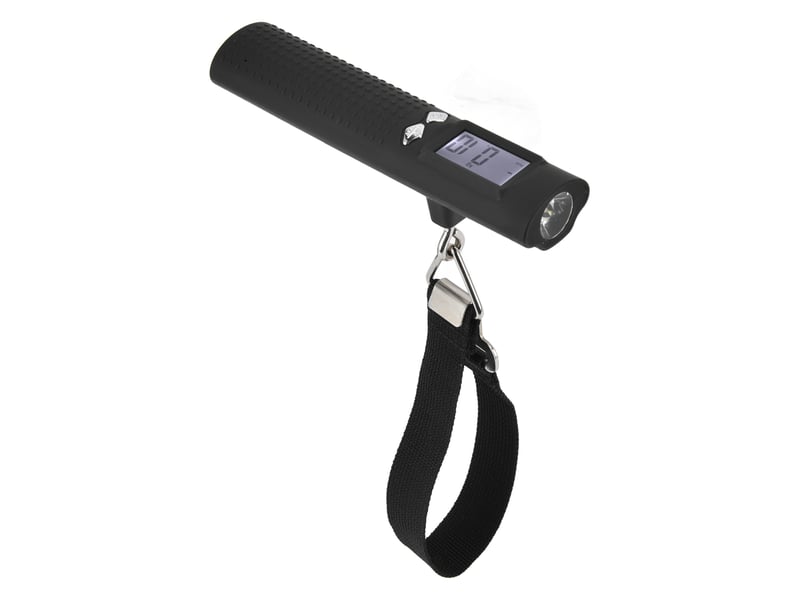  Balance à bagages numérique 3 en 1 (50 kg110 lbs) avec lampe torche, fonction batterie externe et écran lcd pour les voyages  - Conforama A