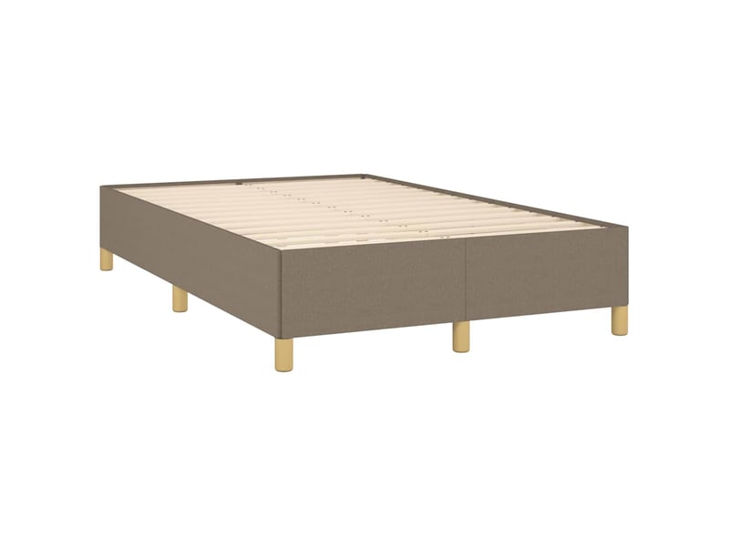  Lit double- lit adulte -  cadre de lit sans matelas taupe 120x190 cm tissu  - Conforama B
