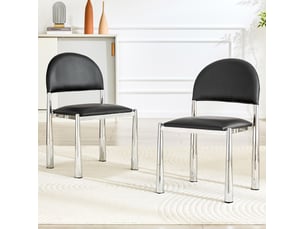 Ensemble table arrondi(e) 2 chaise(s) <strong>VIVRYN</strong> <strong></strong>