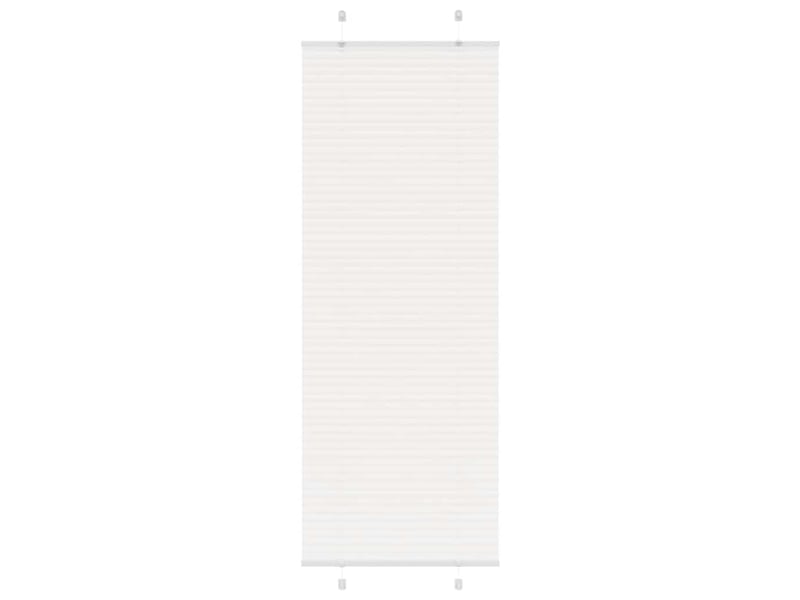  Store plissé, store de fenêtre blanc 70x200 cm largeur du tissu 69,4 cm polyester cf46757  - Conforama B