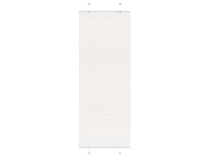 Store plissé, store de fenêtre blanc 70x200 cm largeur du tissu 69,4 cm polyester cf46757