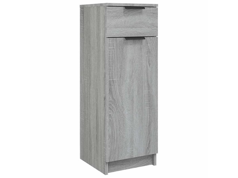  Meuble de rangement, armoire de bain sonoma gris 32x34x90 cm bois d'ingénierie  - Conforama A