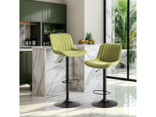 tabouret de bar assise réglable en hauteur <strong>HAUSS SPOLE</strong> - vert