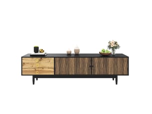 Meuble tv coloris noir  <strong></strong>  <strong></strong>