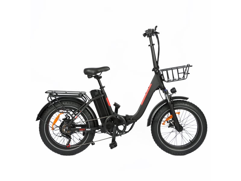  Vélo électrique pliable baolujie dz-2030, 48v16ah, pneus fat 20, noir  - Conforama E