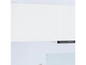 Meuble de rangement cuisine, armoire suspendue blanc 80x31x80cm bois d'ingénierie shl1250