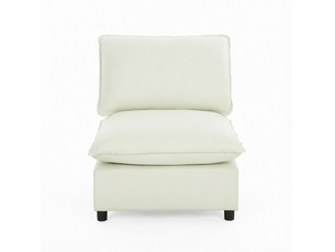 Fauteuil fixe COVREO   Coton / Polyester beige