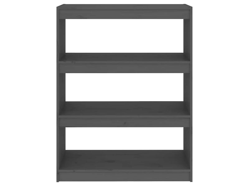  Bibliothèque, séparateur de pièce gris 80x30x103,5 cm pin massif  - Conforama D