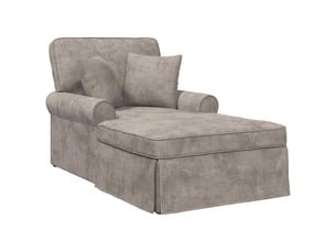 Fauteuil relax manuel VIDAXL  Polyester beige