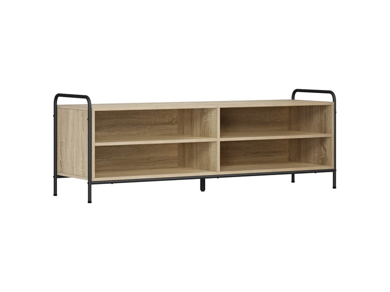  Meuble tv, banc tv 140x39,5x50 cm chêne sonoma bois d'ingénierie shl16871  - Conforama A