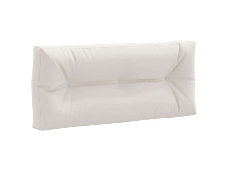 Coussin de dossier de palette, coussin de dos vianen 100 % polyester blanc cf55137 - Conforama A