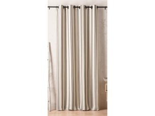 Rideau daenerys 140 x 280 cm – coton recyclé tissé en france - 140x280cm - taupe