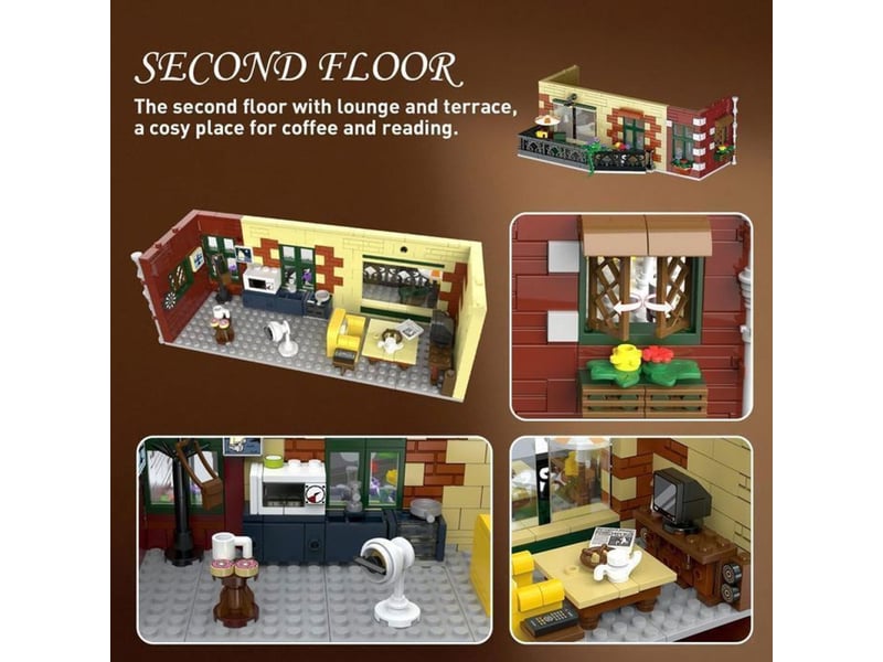  Maison de café ville vintage 3 étages kit abs 1589 pièces avec led 151498_AABIW69968_6_DROPFR - Conforama D