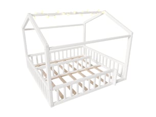 Lit simple 90x190 cm DESMIU ORFRN636P382007K coloris blanc