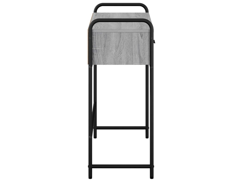  Vidaxl table console sonoma gris 90 x 33 x 80,5 cm bois d'ingénierie  - Conforama E