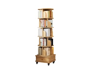 Bibliotheque coloris bois clair 6 étagère(s) <strong>FLORAGRACE</strong> <strong></strong> - 46 cm x 173 cm