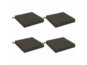 Lot de 4 coussins de siège, coussins d'assise soest 100 % polyester cf60273