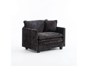 Fauteuil fixe  <strong></strong> Tissu noir