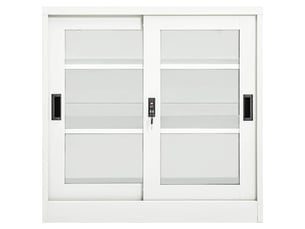Armoire     <strong></strong> <strong></strong> coloris blanc largeur 90 cm