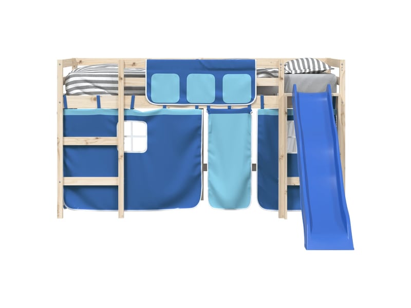  Rideaux pour lit mezzanine bleu polyester cf44938  - Conforama E