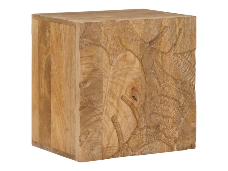  Table de chevet - cabinet de chevet - table de nuit faite main marron teck 40x30x40 cm  - Conforama B