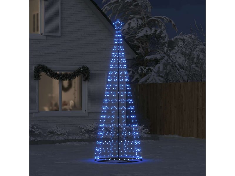  Sapin de noël, arbre de noël à led 550 led bleu 300 cm cf60997  - Conforama C