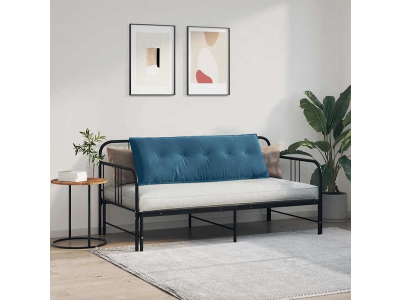  Coussin de dos, coussin de dossier bleu 140 x 50 cm tissu en velours côtelé cf54512  - Conforama D