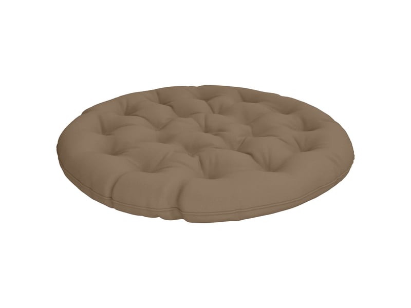  Coussin de chaise papasan, coussin d'assise vianen 100 % polyester taupe cf54247  - Conforama A