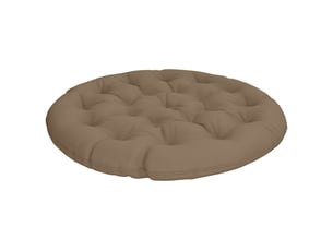 Coussin de chaise papasan, coussin d'assise vianen 100 % polyester taupe cf54247