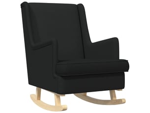 Fauteuil convertible VIDAXL  Tissu noir