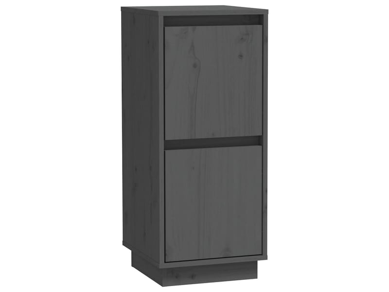 Buffets 2 pcs - bahut - meuble de rangement gris 31,5x34x75 cm bois massif de pin  - Conforama D