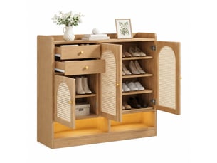 Meuble à chaussures 20 paire(s) CHICFURN coloris naturel