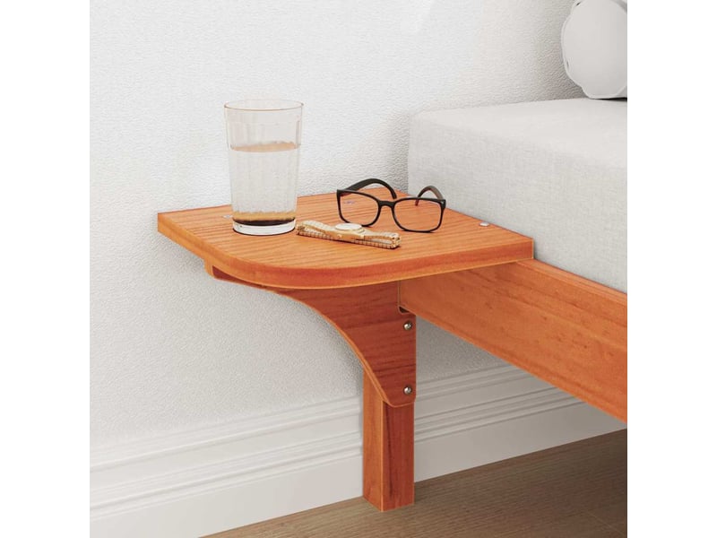 Lit simple- lit adulte - cadre de lit brun 90 x 200 cm pin massif - Conforama B