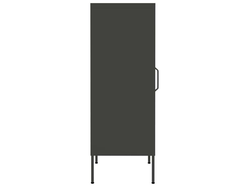  Armoire de rangement, rangement bureau anthracite 42,5x35x101,5 cm acier shl7292  - Conforama D