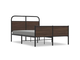 Lit 2 places 120x190cm coloris marron