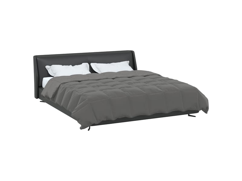 Duvet - couette complet toute l'année 220 x 260 cm 4 saisons gris clair  - Conforama C