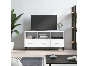 Meuble tv coloris blanc 102 cm <strong></strong>  <strong></strong>