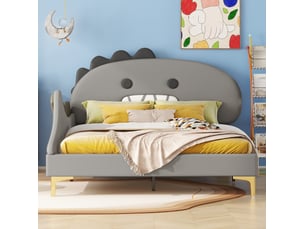 Lit 2 places 140x200 cm <strong>MODENUIT </strong>  <strong></strong> coloris gris