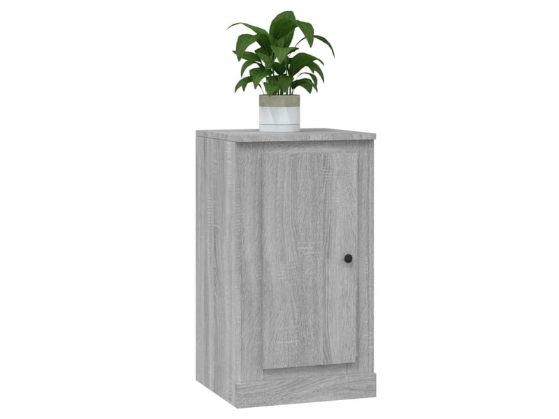  Buffet - bahut - meuble de rangement sonoma gris 37,5x35,5x67,5 cm bois d'ingénierie  - Conforama D