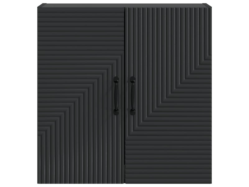  Armoire murale salon, meuble de rangement noir 59 x 31 x 60 cm bois d'ingénierie shl1198  - Conforama D