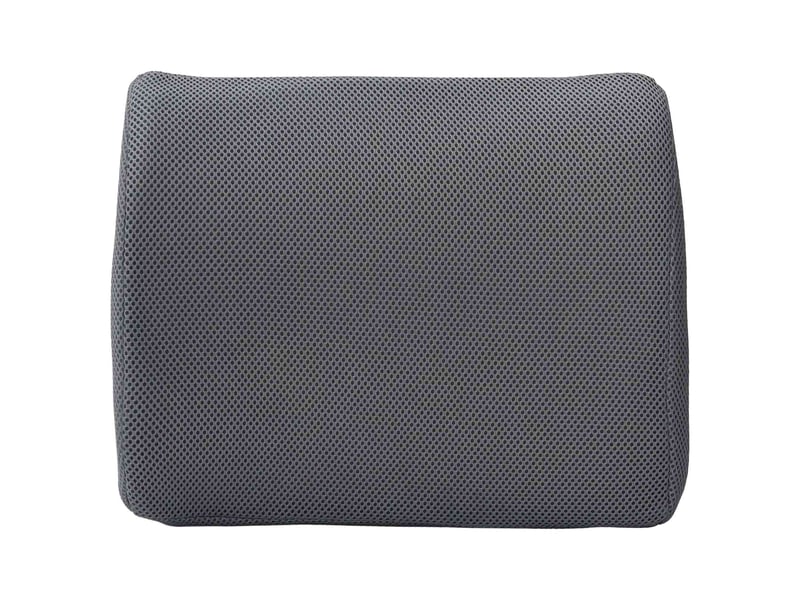  Coussin dorsal, coussin lombaire gris mousse à mémoire de forme 36 x 30 x 12 cm cf56444  - Conforama D