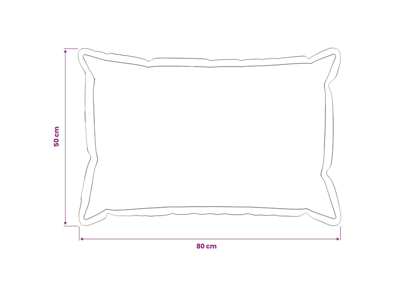  Lot de 6 housses de coussin houten jaune clair 50 x 80 cm cf49991  - Conforama E