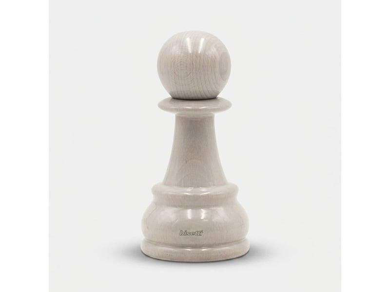  Moulin à épices de cuisine en hêtre laqué pedone - blanc  - Conforama A
