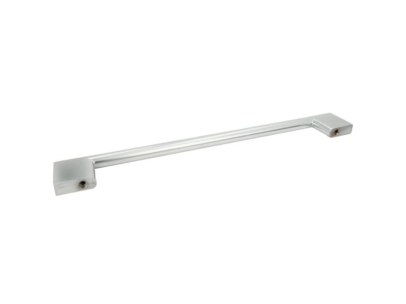  4 unités de poignées métalliques argentées de 256 mm pour meubles  - Conforama D