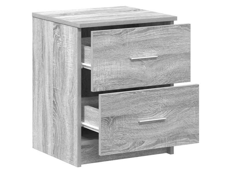  Table de chevet - cabinet de chevet - table de nuit à 2 tiroirs gris sonoma 40x36x50 cm  - Conforama D